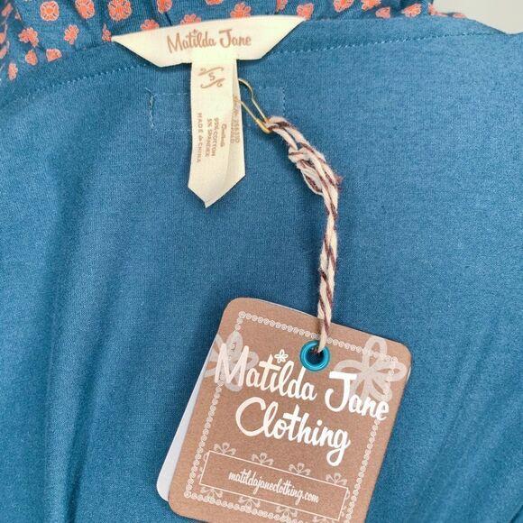 Matilda Jane Reunion Wrap Dress Ruffle Trim NWT Size Small - Picture 5 of 6